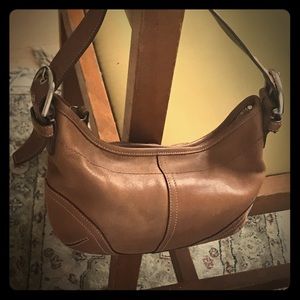 Coach small leather bag